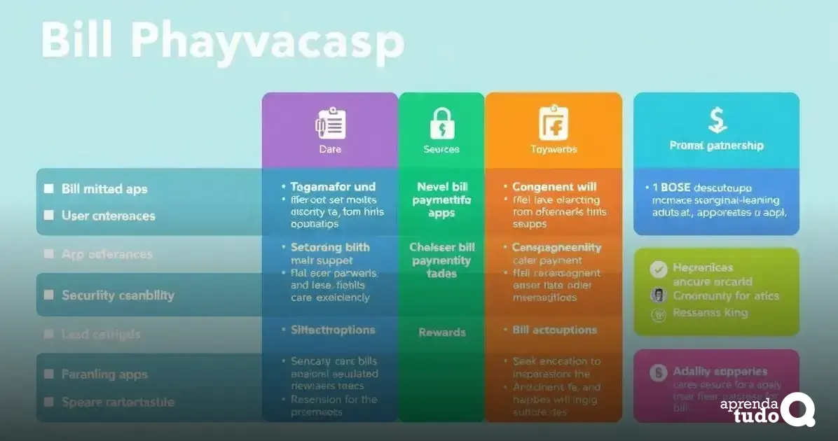 Comparação entre diferentes aplicativos