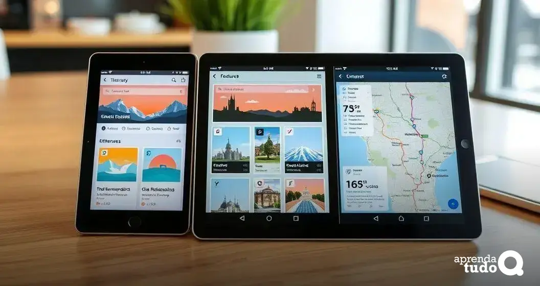 Comparativo dos melhores apps de viagem