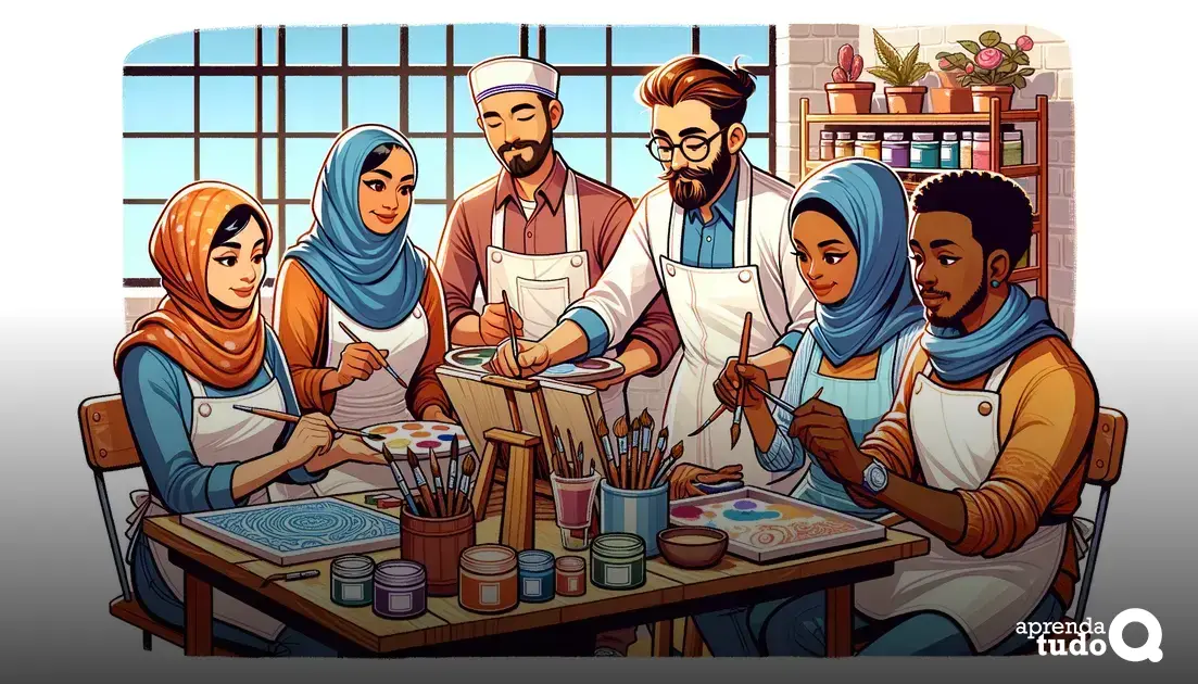 Aulas e workshops: compartilhe seu talento